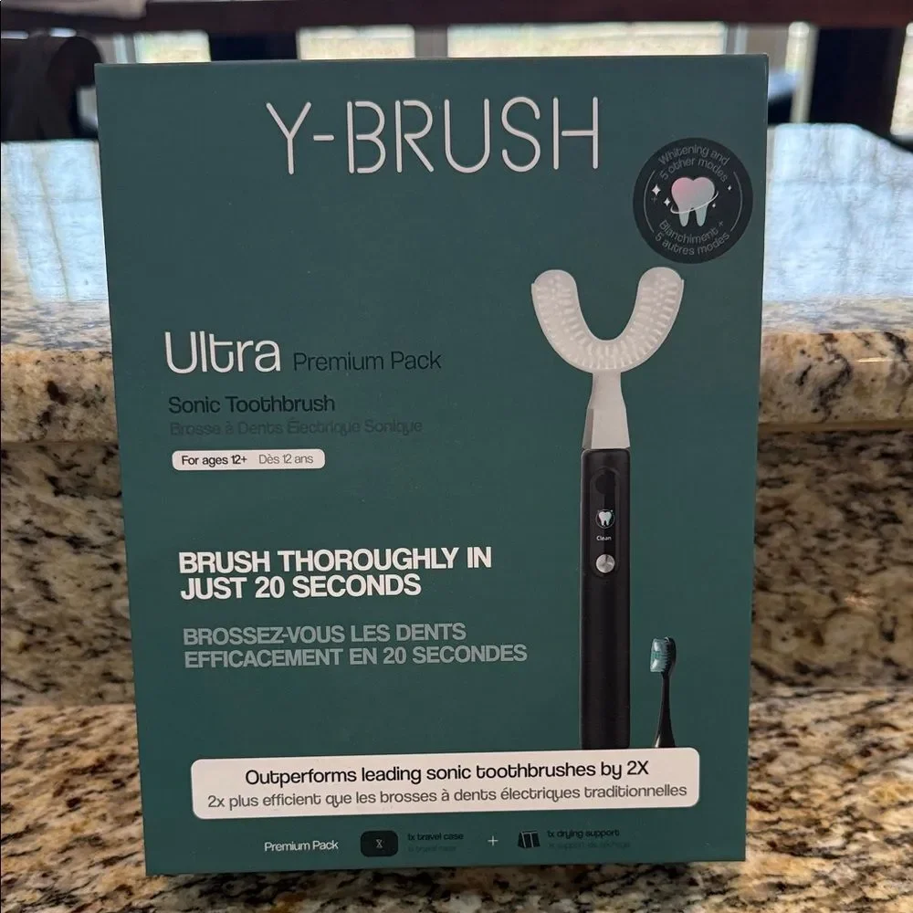 Black Sonic Toothbrush - Ultra Premium Pack